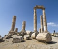 Temple of Hercules in Amman Ci Royalty Free Stock Photo