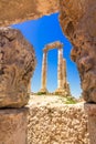 Temple of Hercules at Amman Citadel in Amman, Jordan Royalty Free Stock Photo