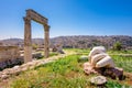 Temple of Hercules at Amman Citadel in Amman, Jordan Royalty Free Stock Photo