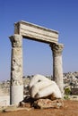 Temple of Hercules, Amman, Jordan Royalty Free Stock Photo