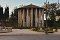 Temple of Hercules the Invincible at the Bull Forum Royalty Free Stock Photo