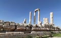 Temple of Hercules, Roman Corinthian columns at Citadel Hill, Amman, Jordan