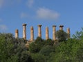 Temple of Hercules or Tempio di Ercole, Agrigento, Temple\'s Valley Sicily, Italy, Italy Royalty Free Stock Photo