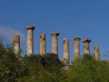 Temple of Hercules or Tempio di Ercole, Agrigento, Temple\'s Valley Sicily, Italy Royalty Free Stock Photo