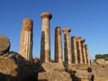 Temple of Hercules or Tempio di Ercole, Agrigento, Temple\'s Valley Sicily, Italy Royalty Free Stock Photo