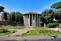 The Temple of Hercules Victor in the area of the Forum Boarium Royalty Free Stock Photo