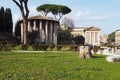 The Temple of Hercules Victor  in Rome, Italy Royalty Free Stock Photo