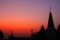 Temple of Hindu Religion In India, Kutch,  Gujarat, Shadow of temple Royalty Free Stock Photo