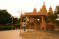 Temple of Hindu Religion In India, Kutch,  Gujarat, Shadow of temple Royalty Free Stock Photo