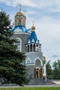 Temple in honor of the Mother of God `burning Bush` in the city of Dyadkovo, Bryansk region of Russia.