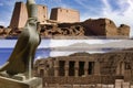 The Temple of Horus in Edfu, a place dedicated to the son of Osiris and Isis, the falcon god