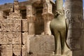 The Temple of Horus in Edfu, a place dedicated to the son of Osiris and Isis, the falcon god