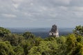 Temple I or gran jaguar at Tikal National Park, ancient mayan ruins in Guatemala on sunny day Royalty Free Stock Photo