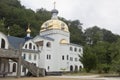 Temple of the Icon of Our Lady of the Most Holy Mother Superior of Mount Athos in the Trinity-Georgievsky female monastery Royalty Free Stock Photo