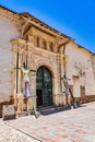 Temple of the Immaculate Virgin of Checacupe. Cusco, Peru Royalty Free Stock Photo