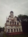 The temple infront of Rajbari in cool weather