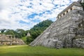 Temple of Inscriptions at mayan ruins of Palenque - Chiapas, Mexico Royalty Free Stock Photo