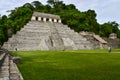 Temple of the Inscriptions at Palenque, a Maya city state in southern Mexico