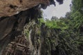 Temple inside the Batu Caves in Kuala Lumpur, Malaysia. Batu Caves are located just north of Kuala Lumpur,and have three main cave Royalty Free Stock Photo