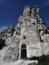 Temple inside the chalk mountain. Divnogorye