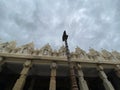 The temple inside the premises of the famous Mysore Palace in Mysore City, Royalty Free Stock Photo