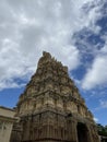 The temple inside the premises of the famous Mysore Palace in Mysore City, Royalty Free Stock Photo