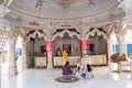 Temple interiors, Ashapura Mataji temple, Katraj road, Pune. Maharashtra Royalty Free Stock Photo