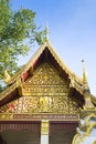 Temple inThailand, Roof of temple,2015 Thailand