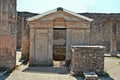 Temple of Iside in Pompei archeological site Royalty Free Stock Photo