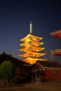 Temple in Japan, Sensoji Royalty Free Stock Photo