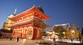 Temple in Japan, Sensoji gate structure Royalty Free Stock Photo