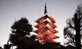 Temple in Japan, Sensoji pagoda tower