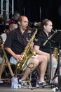 Temple Jazz Orchestra Saxophone Royalty Free Stock Photo