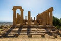 Temple of Juno in the Valley of Temples - Agrigento, Sicily, Italy Royalty Free Stock Photo