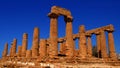 Temple of Juno in Valley of Temples in Agrigento, Sicily Royalty Free Stock Photo