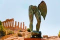 Temple of Juno in Valley of the Temples, Sicily Royalty Free Stock Photo