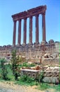 Temple of Jupiter, Baalbek, Lebanon Royalty Free Stock Photo
