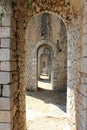 The Temple of Jupiter in Terracina, Lazio, Italy Royalty Free Stock Photo