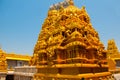 Temple in Karnataka. Fragment of the architectural ensemble. Murudeshwar. India