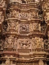 Temple in Khajuraho. Madhya Pradesh Royalty Free Stock Photo