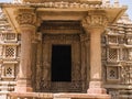 Temple in Khajuraho. Madhya Pradesh Royalty Free Stock Photo