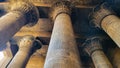 Temple of Khnum. The temple of Esna, dedicated to the god Khnum. Egypt.