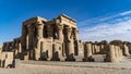 Temple of Kom Ombo. Kom Ombo is an agricultural town in Egypt famous for the Temple of Kom Ombo. It was originally an Egyptian