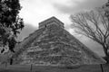 Temple of Kukulcan at Chichen Itza, Mexico Royalty Free Stock Photo