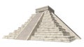 Temple of Kukulkan. Mayan pyramid. Chichen Itza. Yucatan, Mexico 3d illustration