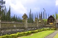 Temple on lake Beratan, Bali,Indonesia Royalty Free Stock Photo