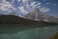 Temple Lake - Jasper National Park Royalty Free Stock Photo
