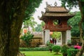 Temple of Literature in Hanoi city, Vietnam Royalty Free Stock Photo