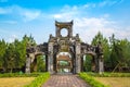 Temple of Literature in Hue, Vietnam Royalty Free Stock Photo