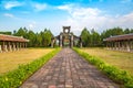 Temple of Literature in Hue, Vietnam Royalty Free Stock Photo